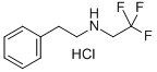 N-(2,2,2-TRIFLUOROETHYL)BENZENEETHANAMINE HYDROCHLORIDE 结构式