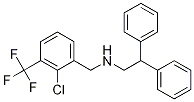 BenzeneethanaMine, N-[[2-chloro-3-(trifluoroMethyl)phenyl]Methyl]-b-phenyl- 结构式