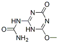 Urea, (1,4-dihydro-6-methoxy-4-oxo-1,3,5-triazin-2-yl)- (9CI) 结构式