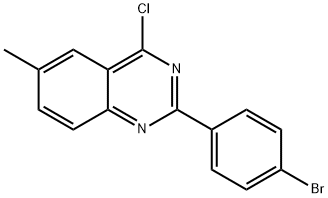 2-(4-Bromophenyl)-4-chloro-6-methylquinazoline