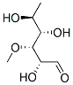 L-Mannose, 6-deoxy-3-O-methyl- 结构式