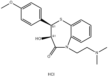 DESACETYLDILTHIAZEM HYDROCHLORIDE 结构式