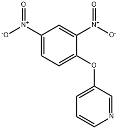 3-(2,4-二硝基苯氧基)吡啶 结构式