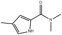 1H-Pyrrole-2-carboxamide,  N,N,4-trimethyl- 结构式