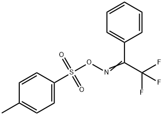 2,2,2-Trifluoro-1-phenyl-ethanone O-[(4-Methylphenyl)sulfonyl]oxiMe 结构式