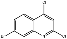 7-溴-2,4-二氯喹啉 结构式