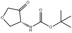 Carbamic acid, [(3R)-tetrahydro-4-oxo-3-furanyl]-, 1,1-dimethylethyl ester (9CI) 结构式