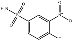 4-氟-3-硝基苯磺酰胺 结构式