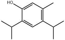 5-甲基-2,4-二异丙基苯酚 结构式