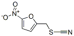 (5-Nitro-2-furanyl)methyl thiocyanate 结构式