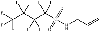 N-烯丙基-1,1,2,2,3,3,4,4,4-九氟丁烷-1-磺酰胺 结构式