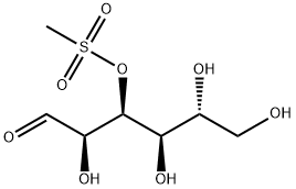 3-O-甲磺酰-D-葡萄糖 结构式