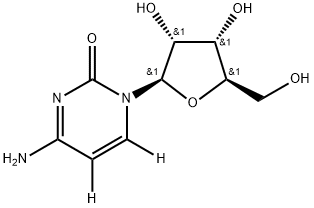 胞苷-D2 结构式