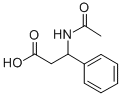 3-乙酰氨基-3-苯基丙酸 结构式