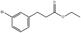 3-(3-溴苯基)丙酸乙酯 结构式