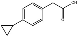 4-环丙基苯乙酸 结构式