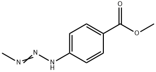 4-(3-Methyl-1-triazeno)benzoic acid methyl ester 结构式