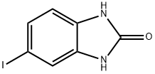 5-IODO-1,3-DIHYDRO-BENZIMIDAZOL-2-ONE 结构式