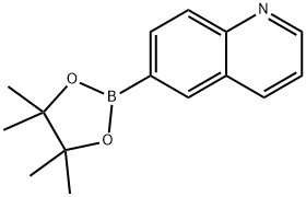 6-喹啉硼酸频那醇酯 结构式