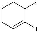 1-Iodo-6-methyl-1-cyclohexene 结构式