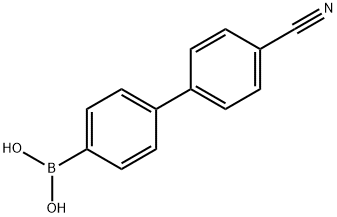 4-氰基-4-联苯硼酸 结构式
