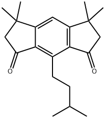 2,3,5,6-Tetrahydro-3,3,5,5-tetramethyl-8-(3-methylbutyl)-s-indacene-1,7-dione 结构式
