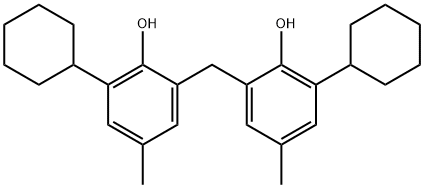 2,2'-甲亚基双(6-环己基-4-甲基酚) 结构式