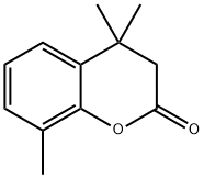 4,4,8-triMethylchroMan-2-one 结构式