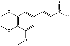 (E)-1,2,3-三甲氧基-5-(2-硝基乙烯基)苯 结构式