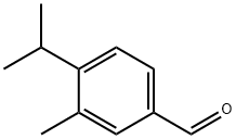 Benzaldehyde, 3-methyl-4-(1-methylethyl)- (9CI) 结构式