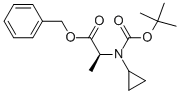 N-BOC-(S)环丙苯胺苯醚醇 结构式