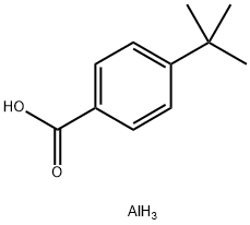 aluminium 4-(1,1-dimethylethyl)benzoate  结构式