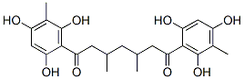 3',3'''-Methylenebis(2',4',6'-trihydroxy-5'-methylbutyrophenone) 结构式