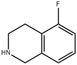 5-氟-1,2,3,4-四氢异喹啉 结构式