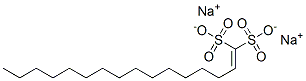 disodium hexadec-1-enedisulphonate 结构式