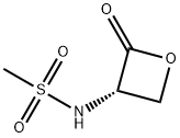 Methanesulfonamide, N-[(3S)-2-oxo-3-oxetanyl]- (9CI) 结构式