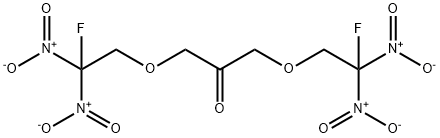 1,3-Bis(2-fluoro-2,2-dinitroethoxy)-2-propanone 结构式