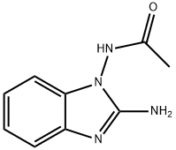 Acetamide, N-(2-amino-1H-benzimidazol-1-yl)- (9CI) 结构式