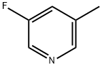 3-氟-5-甲基吡啶 结构式