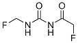 1-(Fluoroacetyl)-3-(fluoromethyl)urea 结构式