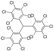 1-[bis(2,3,4,5,6-pentachlorophenyl)methyl]-2,3,4,5,6-pentachloro-benze ne 结构式