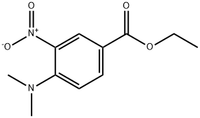 4-(二甲氨基)-3-硝基苯甲酸乙酯 结构式