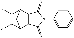 4,5-dibromohexahydro-N-phenyl-3,6-methanophthalimide 结构式