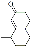 4,4A,5,6,7,8-六氢-4A,8-二甲基萘-2(3H)-酮 结构式