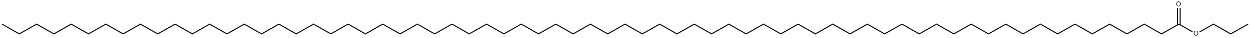 Nonahexacontanoic acid propyl ester 结构式