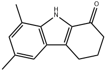 6,8-二甲基-2,3,4,9-四氢-1H-咔唑-1-酮 结构式