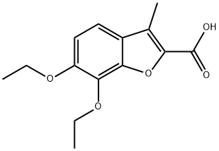 6,7-Diethoxy-3-methylbenzofuran-2-carboxylicacid