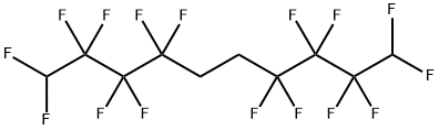 1,1,2,2,3,3,4,4,7,7,8,8,9,9,10,10-Hexadecafluorodecane 结构式