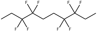 3,3,4,4,7,7,8,8-Octafluorodecane 结构式