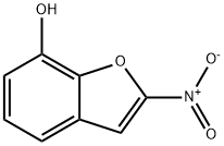 2-硝基苯并呋喃-7-醇 结构式